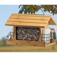 Premium Bamboo Ranch Feeder with Suet