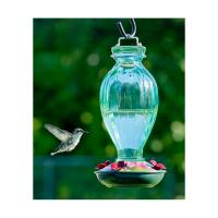20 oz. Fluted Glass Hummingbird Feeder