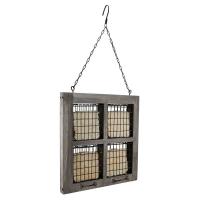 Modern Farmhouse 4-Suet Barn Window Feeder