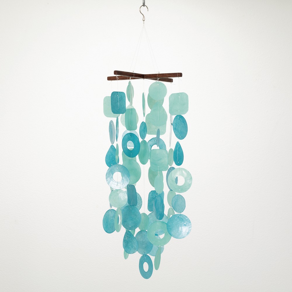 Capiz Chime Ocean Breeze