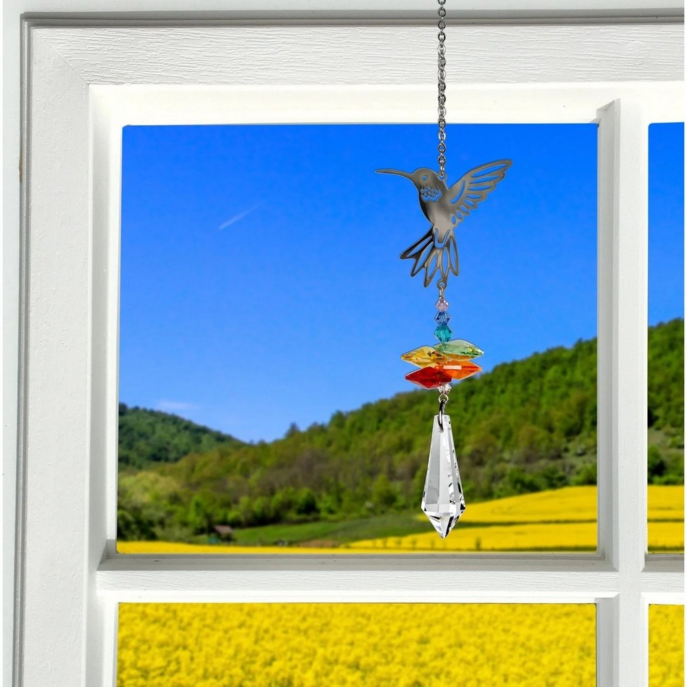 Crystal Fantasy Hummingbird Suncatcher