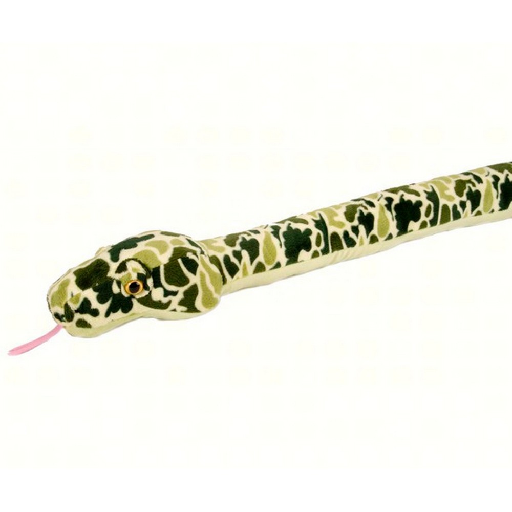 Plush Camo Green 54 inch Snake
