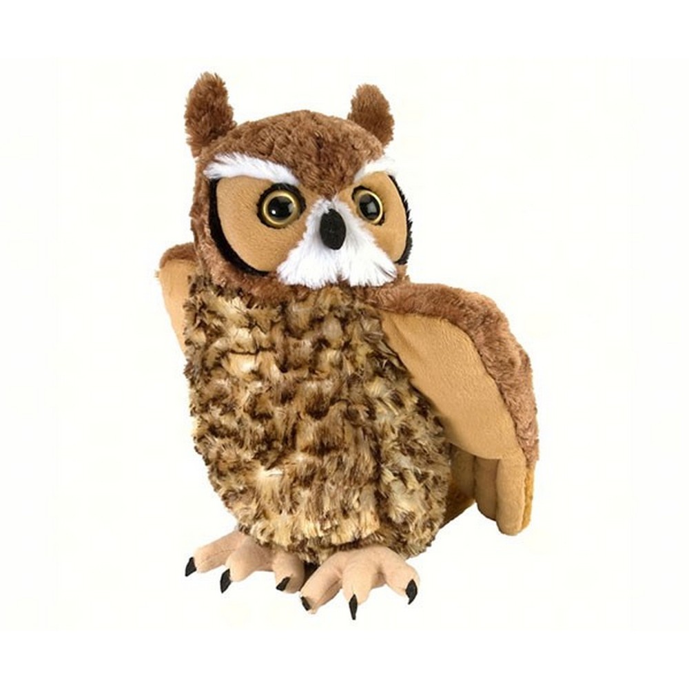 Plush Great Horned Owl 12 inch